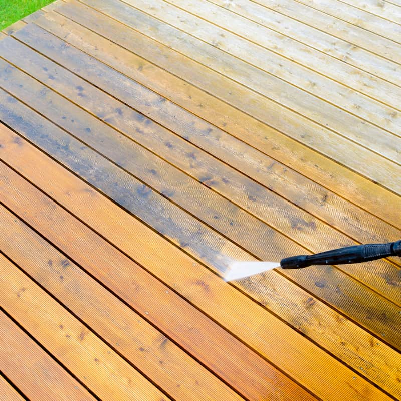 Deck cleaning