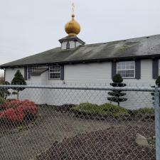Commercial Roof Cleaning for Church in Aurora, OR 1